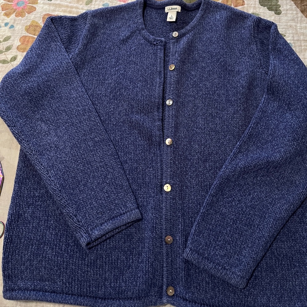 L.L. Women’s Blue Cardigan NWOT